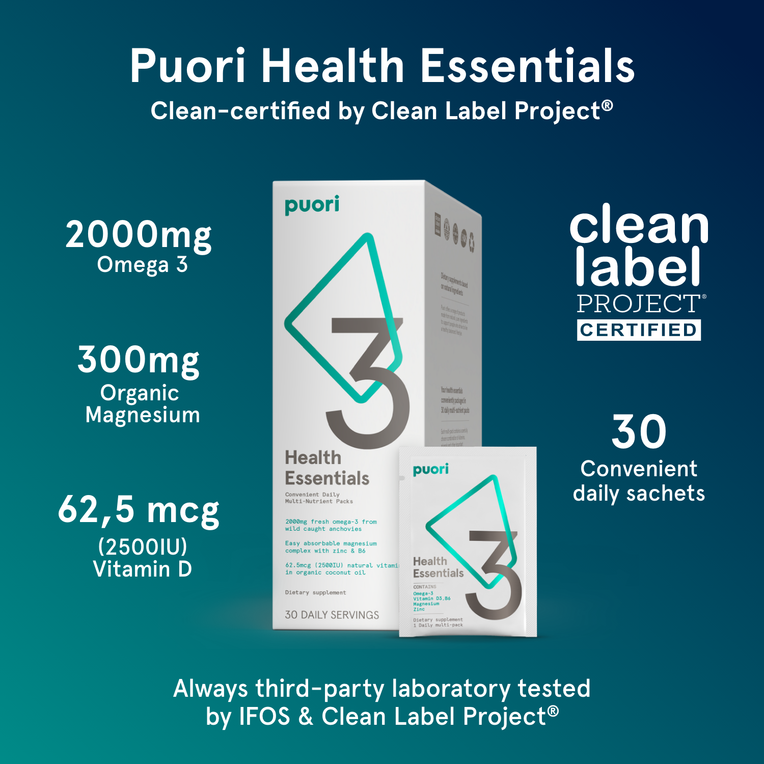 P3 - Health Essentials Sachets (O3, M3, D3)